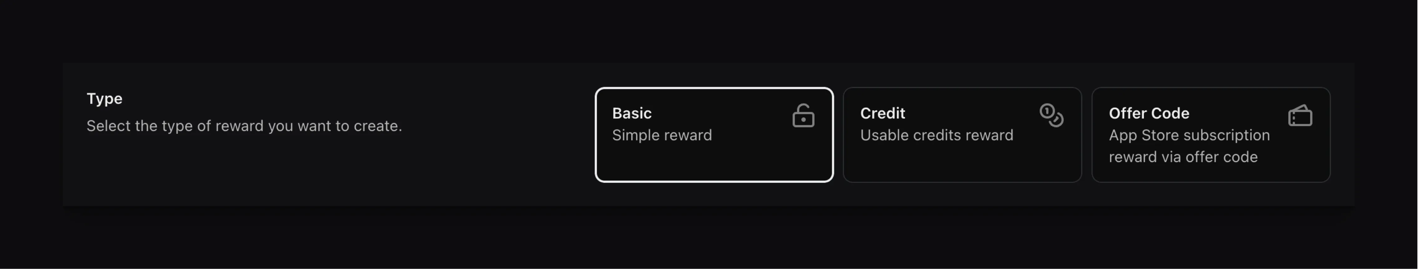 Reward Type